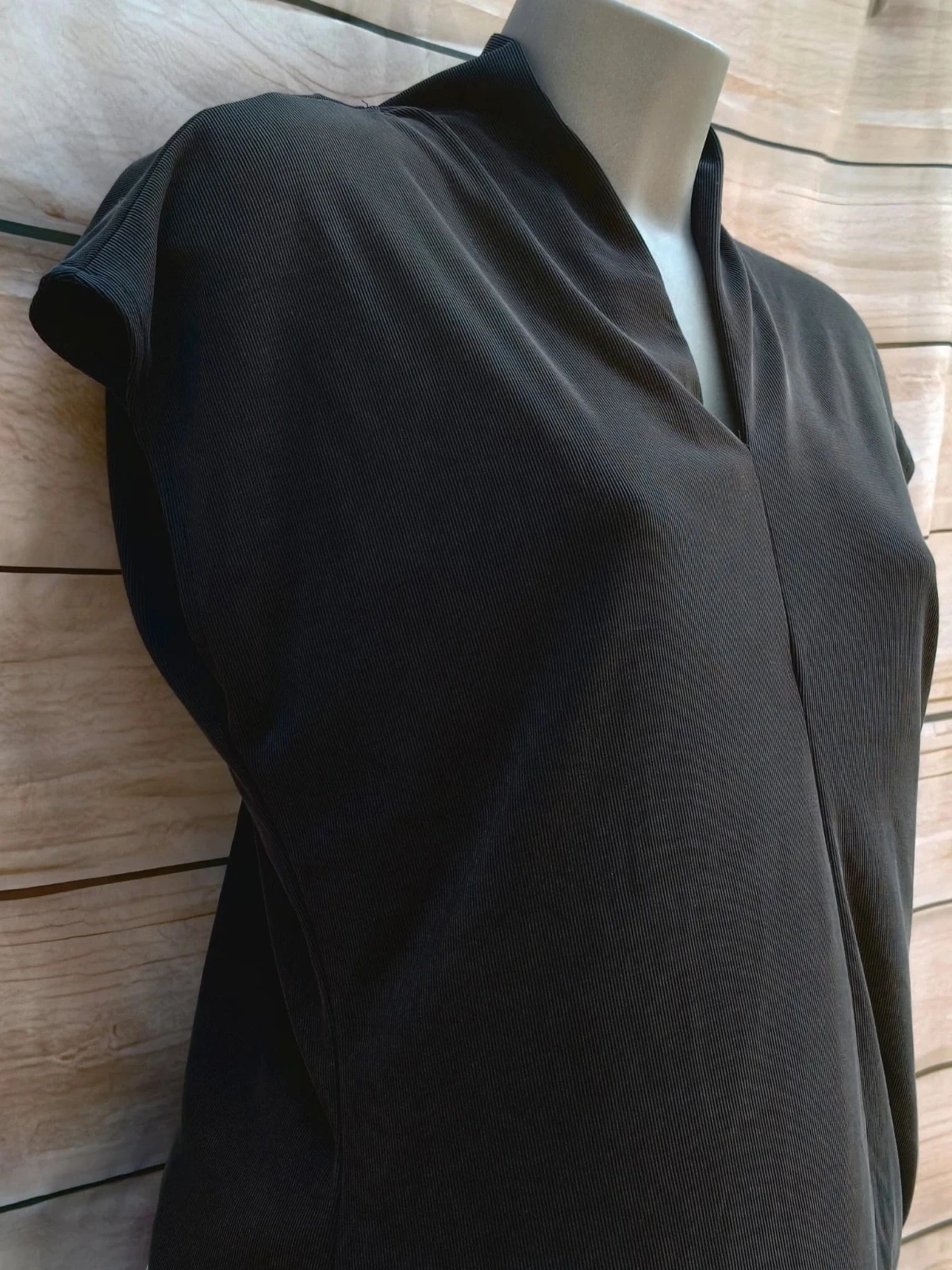 Blusa plissada preta Trucco - Tamanho L 💜 – photo 3